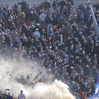 Питерские фанаты сорвали матч!